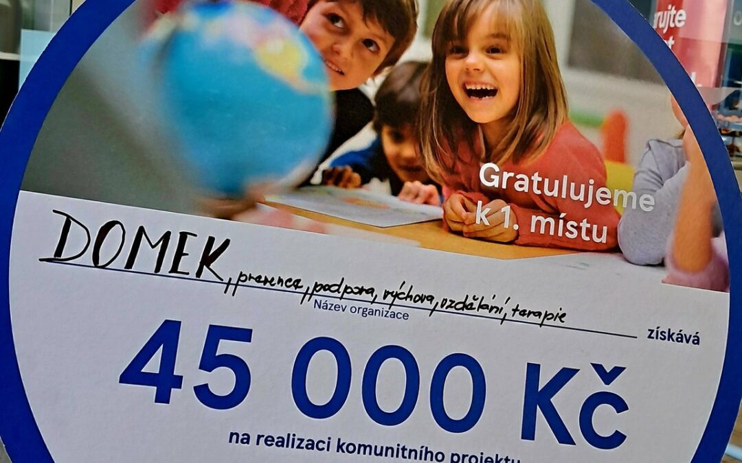 Získali jsme 1.místo v grantu Správný start společnosti Tesco